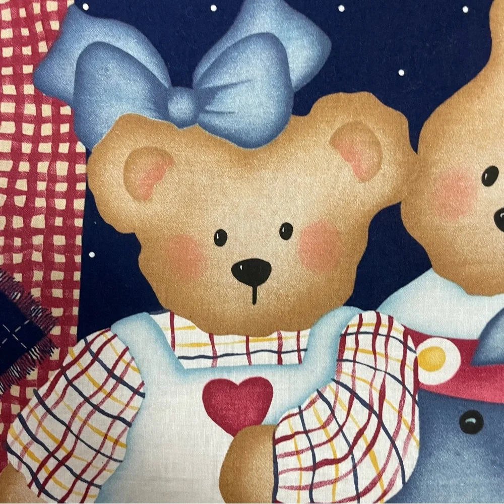 Vintage 1997 Daisy Kingdom Quilt Panel Fabric Project Applique Sew Baby #K34